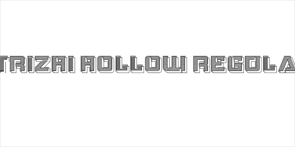 Strizhi Hollow Regular Logo