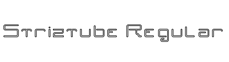 Striztube Regular  フリーフォントのダウンロード