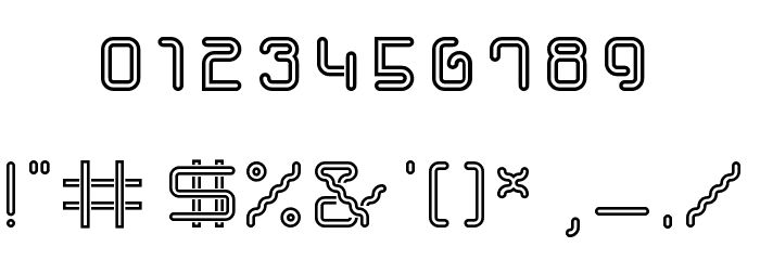 Striztube Regular Font OTHER CHARS