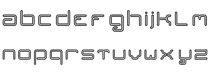 Striztube Regular Font LOWERCASE
