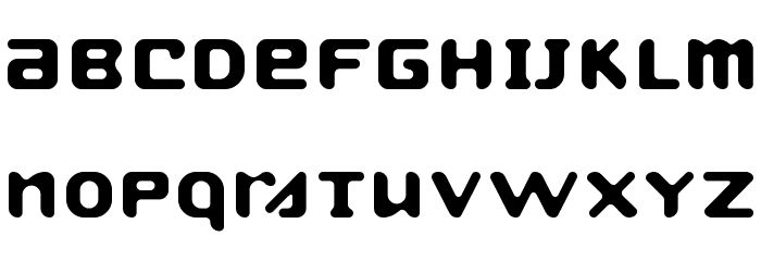 Strobo Font LOWERCASE