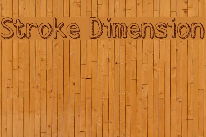 Stroke Dimension Example 2