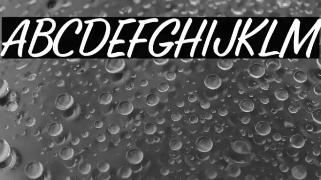 Stroke Genius Font examples