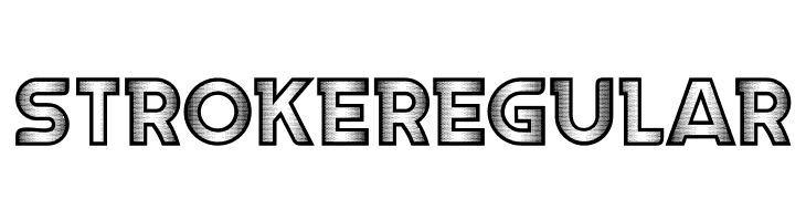 Stroke Regular  font caratteri gratis