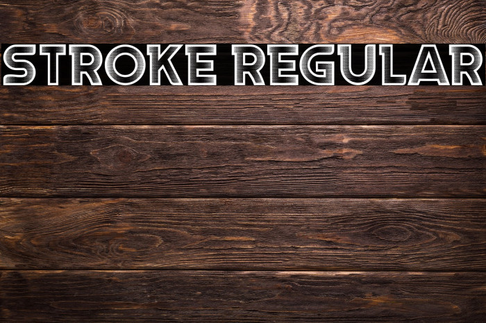 Stroke Regular Example 1