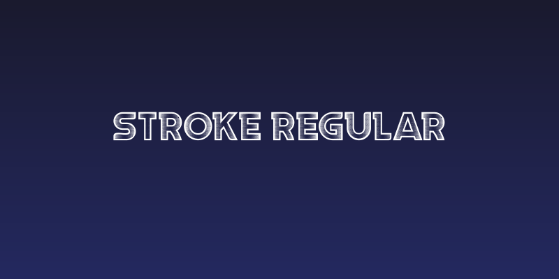 Stroke Regular Social Header