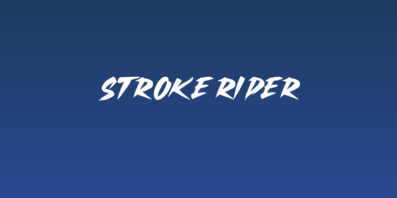 Stroke Rider Social Header