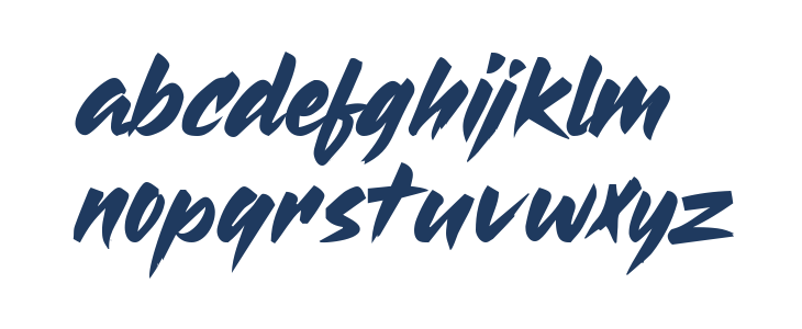 Stroke Rider Lowercase