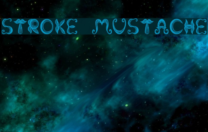 Stroke mustache Example 1