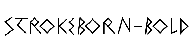 StrokeBorn-Bold  Descarca Fonturi Gratis
