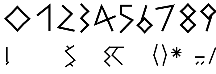 StrokeBorn-Bold Font OTHER CHARS