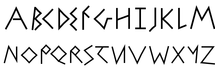 StrokeBorn-Bold Font LOWERCASE