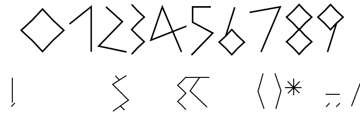 StrokeBorn Font OTHER CHARS