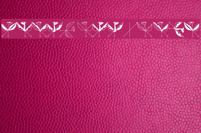 StrokeToBirds Font examples
