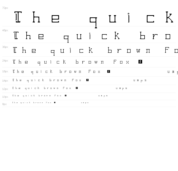 Stroked Regular Waterfall