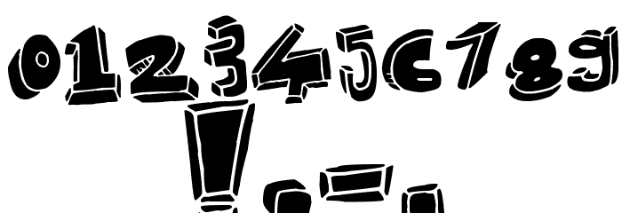 Strokeless Font OTHER CHARS