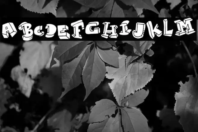 Strokeless Font examples