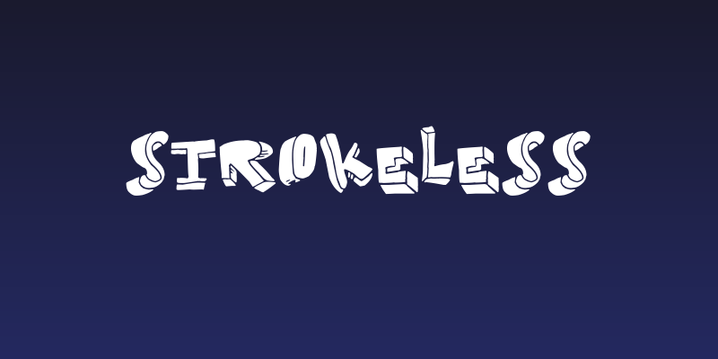 Strokeless Social Header