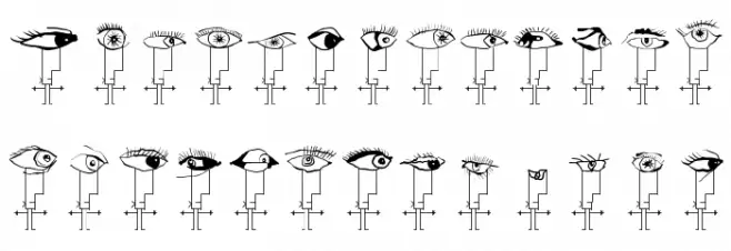 Strokemen फ़ॉन्ट लोअरकेस