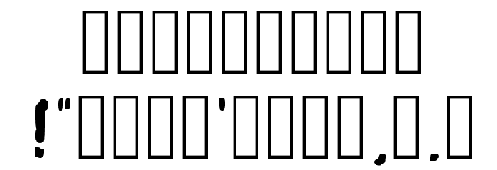 Strokes Regular Font OTHER CHARS