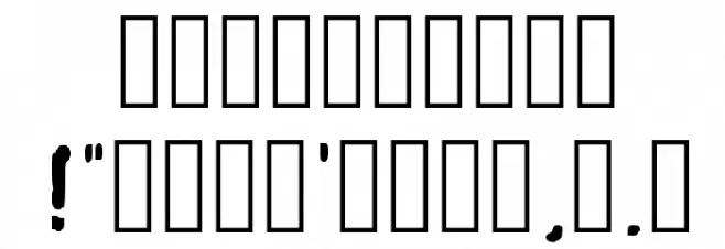 Strokes Regular Font OTHER CHARS