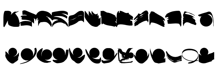 StrokesFonds Font LOWERCASE