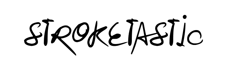 Stroketastic  Frei Schriftart Herunterladen