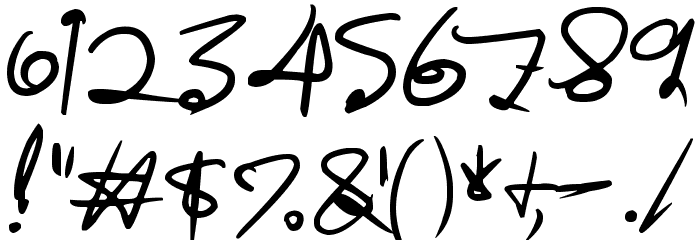 Stroketastic Font OTHER CHARS