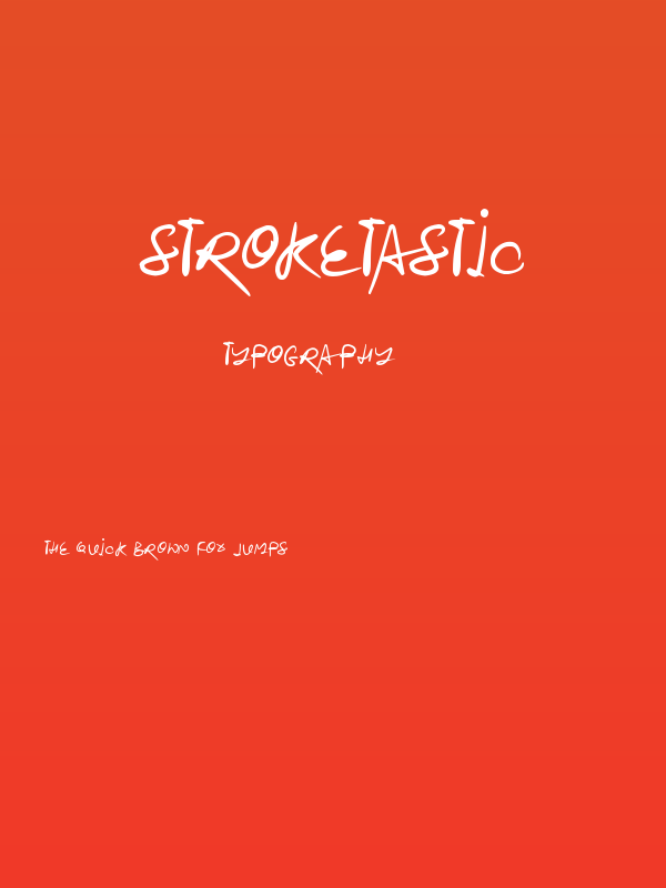Stroketastic Poster