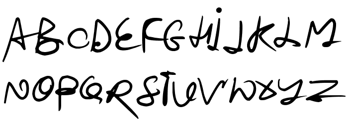 Stroketastic Font LOWERCASE