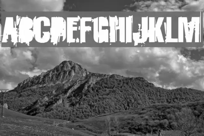 StrokeyBacon フォント examples