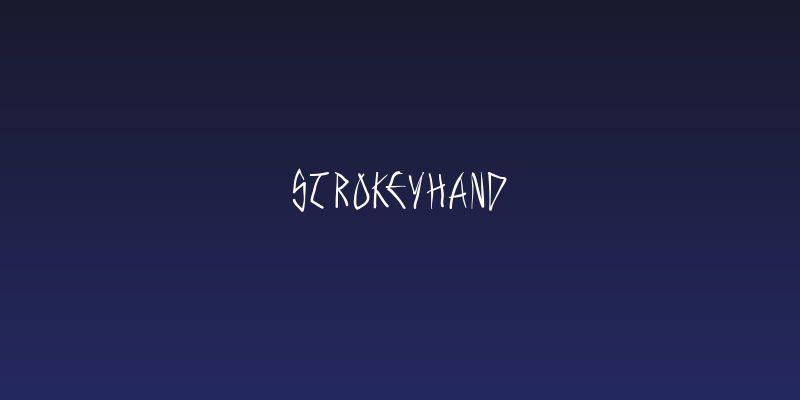StrokeyHand Social Header
