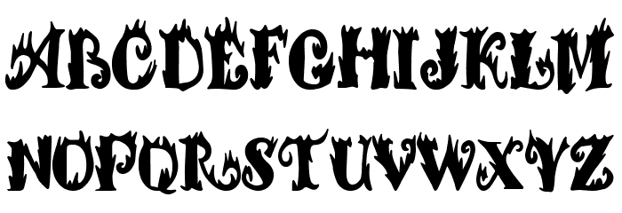 Stromboli Art Gallery Font LOWERCASE