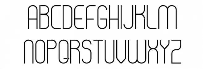 Stromlinie Slight Schriftart Groß