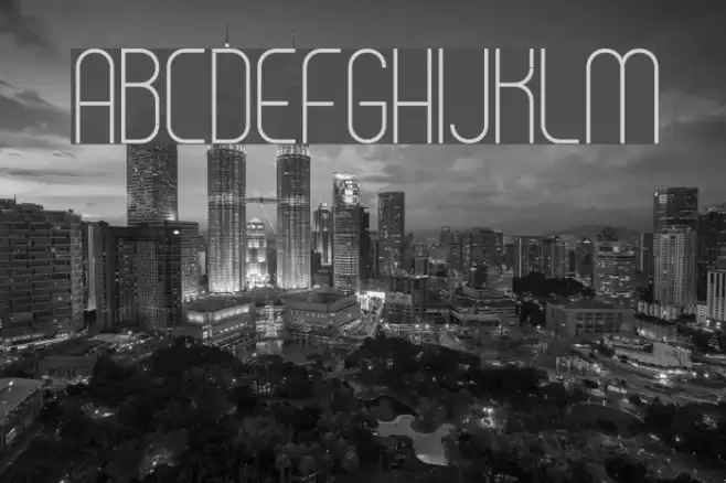 Stromlinie Slight Font examples