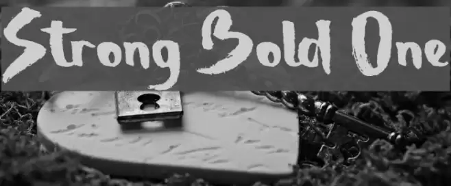 Strong Bold One Font examples