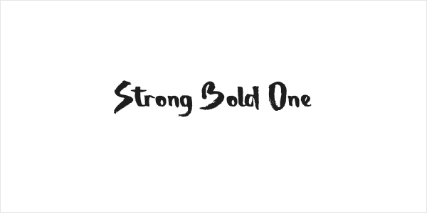 Strong Bold One Logo