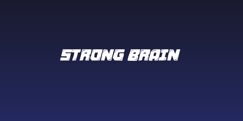 Strong Brain Social Header
