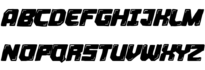 Strong Brain Font LOWERCASE