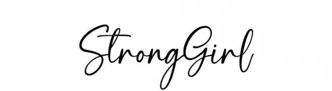 Strong Girl  Descarca Fonturi Gratis