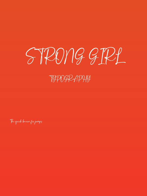Strong Girl Poster