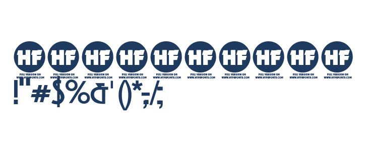 Strong Glasgow DEMO Bold Other Characters