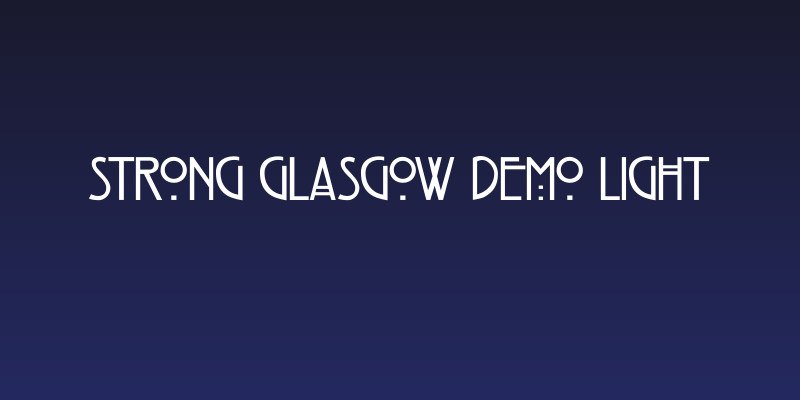 Strong Glasgow DEMO light Social Header