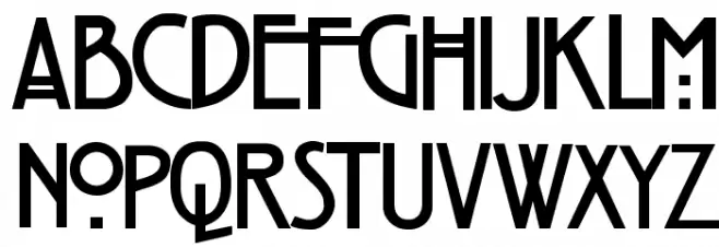 Strong Glasgow Font LOWERCASE