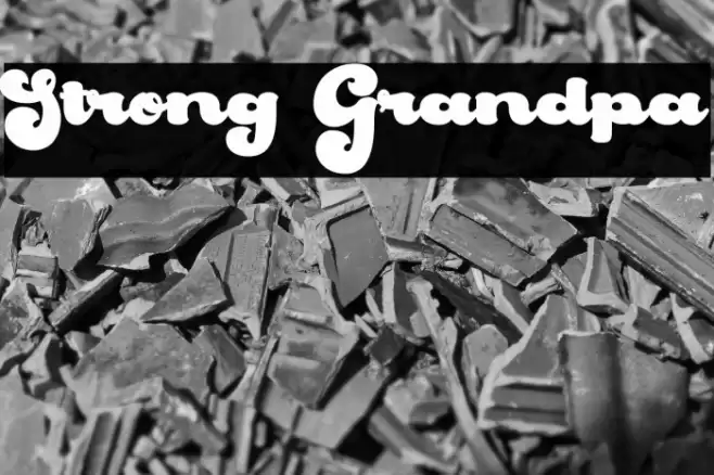 Strong Grandpa Font examples