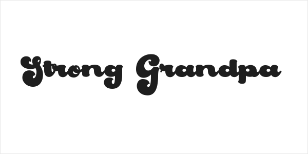 Strong Grandpa Logo