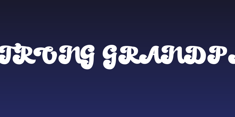 Strong Grandpa Social Header