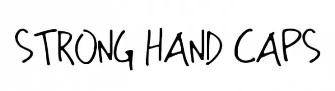Strong Hand Caps  لخطوط تنزيل