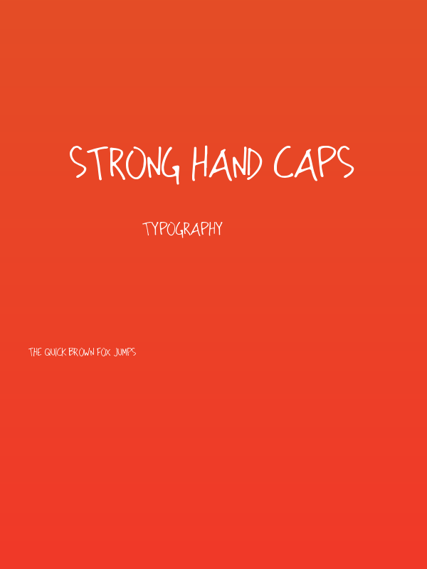 Strong Hand Caps Poster