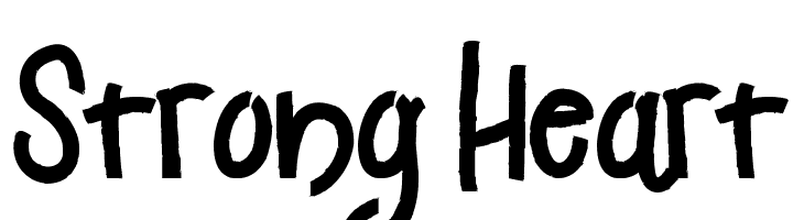 Strong Heart  font caratteri gratis